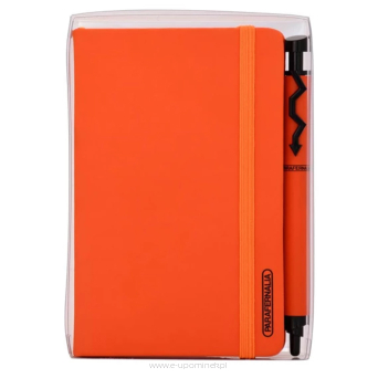 Notes A6 + długopis pomarańcz