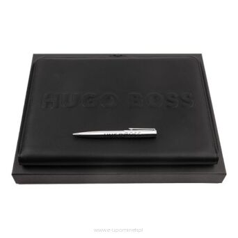 Zestaw upominkowy HUGO BOSS długopis i teczka A4 - HSH2094B + HTA209A